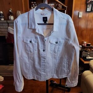 Gap White XXL Jean Jacket